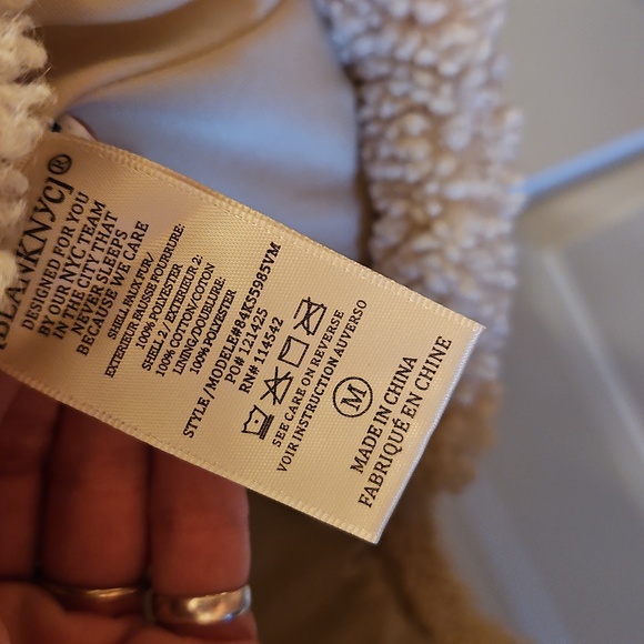 Blank NYC| Wide Wale Corduroy & Sherpa "Double Glazed" Coat| Sz L| Teddy, Cozy - Picture 6 of 11